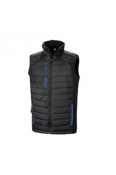 Черный - Утепленный жилет из мягкого материала Compass Result, черный