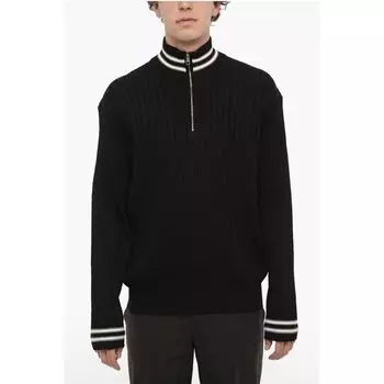 Черный вискозный свитер Neil Barrett, Black