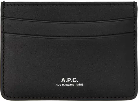 Черный визитница André A.P.C.