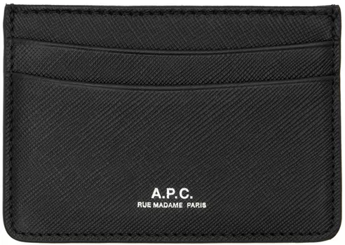 Черный визитница André A.P.C.