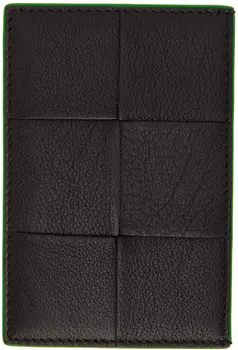Черный визитница Intreccio Bottega Veneta