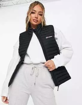 Черный водостойкий утепленный жилет Berghaus Nula Micro