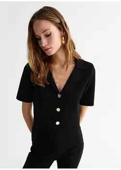 Черный женский кардиган Fabrika