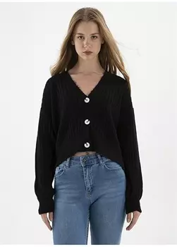 Черный женский кардиган Fashion Friends