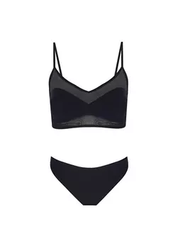 Черный женский Комплект бикини Zeki