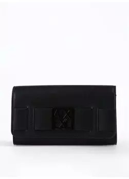 Черный женский кошелек 105х19х4 см 9485720A87400020 Armani Exchange, черный