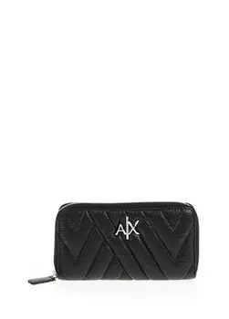 Черный женский кошелек Armani Exchange