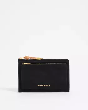 Черный женский кошелек из двойного нейлона Bimba y Lola, черный