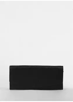 Черный женский кожаный кошелек размером 185x9x3 см Frk 510 Flt Fabrika, черный