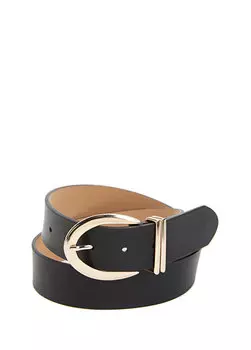 Черный женский кожаный ремень Beymen