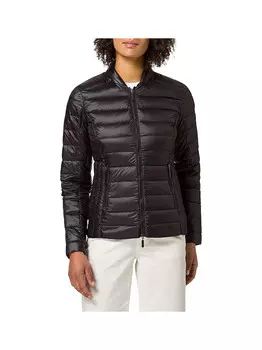 Черный женский пуховик Armani Exchange