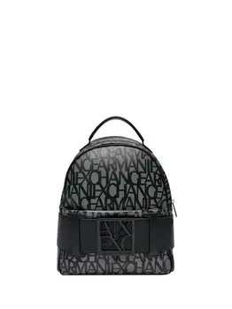 Черный женский рюкзак Armani Exchange