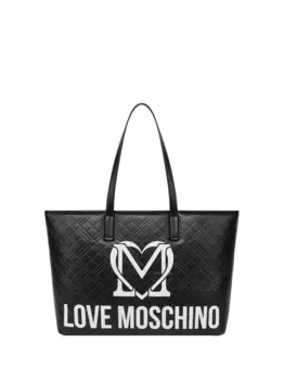 Черный женский шоппер Moschino