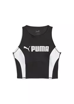 Черный женский спортивный бюстгальтер Puma