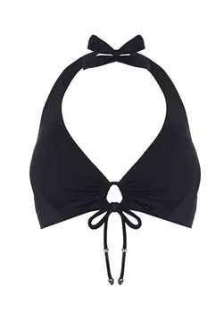 Черный женский топ бикини Zeki