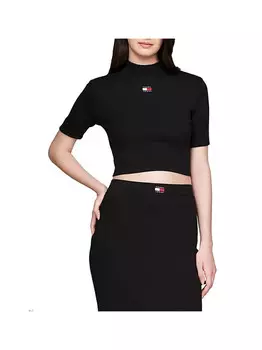 Черный женский топ Tommy Jeans