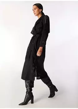Черный женский тренч SNORK Pierre Cardin, черный