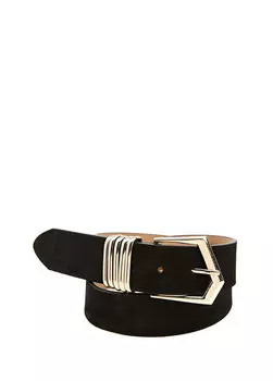 Черный женский замшевый ремень Beymen