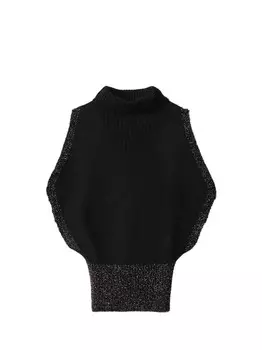 Черный женский жилет Gaelle Paris