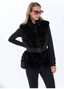 Черный женский жилет Selen