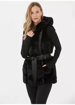 Черный женский жилет Selen