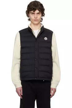Черный жилет Barthe Down Moncler