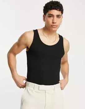 Черный жилет Bershka