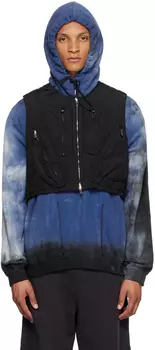 Черный жилет с карманами VEIN