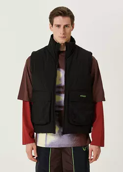 Черный жилет с логотипом Les Benjamins