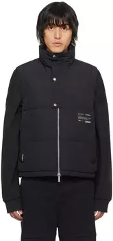 Черный жилет с нашивками Izzue