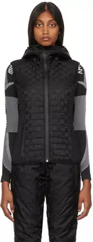 Черный жилет с принтом MISBHV