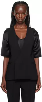 Черный жилет-смокинг BITE