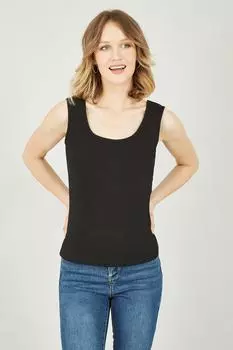 Черный жилет-топ Yumi, черный