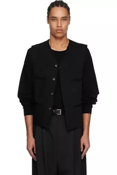 Черный жилет Жилет LEMAIRE