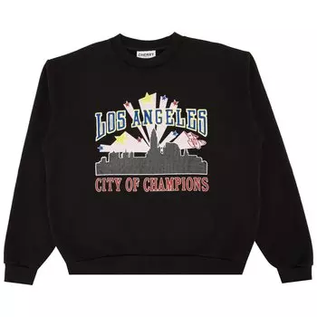 Черри LA City Of Champions Crewneck Lava Black
