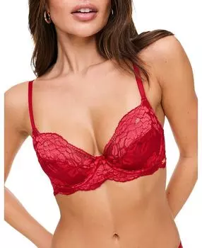 Чесли Женский бюстгальтер без косточек Demi Adore Me, красный