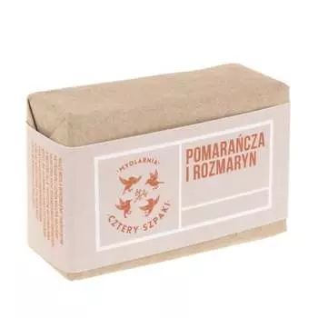 Четыре Скворца, натуральное мыло с апельсином и розмарином, 110 г, Cztery szpaki