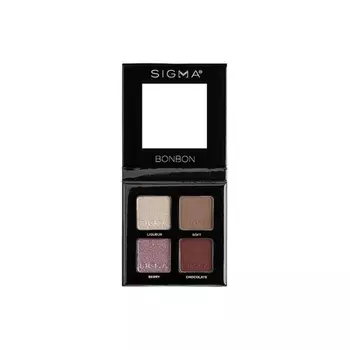 Четырехцветная палетка теней для век Bonbon, Sigma Beauty