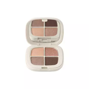 Четырехцветная палитра теней для век Muji, коралловое теплое солнце
