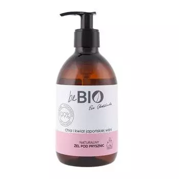 Чиа и японская вишня, натуральный гель для душа, 400 мл beBIO