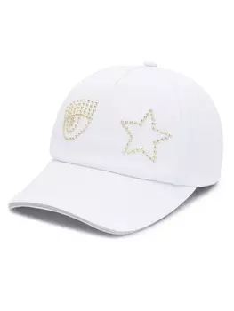 Chiara Ferragni бейсболка Eye Star, белый