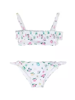 Chiara Ferragni бикини с цветочным принтом, белый