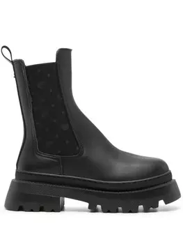 Chiara Ferragni ботинки челси с декором Eyelike, черный