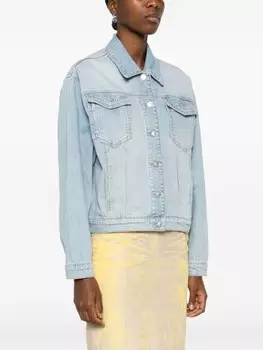 Chiara Ferragni джинсовая куртка с логотипом, синий