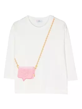 Chiara Ferragni футболка с графичным принтом, белый