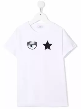 Chiara Ferragni футболка с логотипом, белый