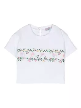 Chiara Ferragni футболка с узором Eyelike, белый