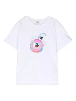 Chiara Ferragni футболка Tamagoji, белый