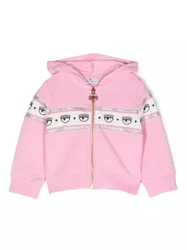 Chiara Ferragni худи с принтом Eyelike, розовый