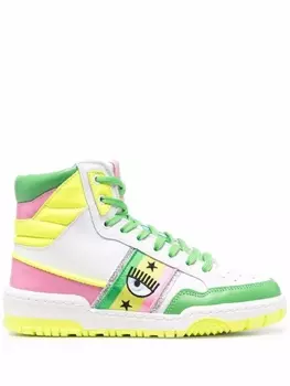 Chiara Ferragni кроссовки с вышивкой, белый